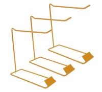 Gogogmee 3 Pezzi Supporto Espositivo in per Campioni Gel Stick per Unghie Finto Espositore Manicure Dorato per e Accademie