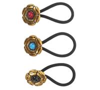 Gogogmee 3 Pezzi Western Elastic Hair Ties With Ethnic Cowboy Design High Elasticity Vintage Hair Bands For Women Outdoor Activities Travel Festivals