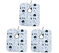 Gogogmee 3 Pz Grembiule Da Parrucchiere Per Bambini Camice Da Toelettatura Mantella Taglio Di Bambino Mantelle Per Colorare i Mantello Per Da Bambino