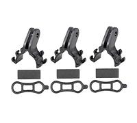 Gogogmee 3 Set Supporti per Torcia e Portatarga Bici Corsa Staffe per Fissaggio Anteriore Manubrio Compatibili con e Accessori Bici