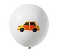 Gogogmee 30 Palloncini in Lattice da 12 Pollici con Stampa Auto Aereo e Semaforo Decorazioni per Feste Resistenti e Riutilizzabili per Compleanni e Party