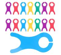 Gogogmee 30 Pezzi Avvolgifilo Forma di Pesce in Plastica Tavole Compatte e Resistenti per Lavoro Maglia Uncinetto Ricamo e Progetti Te 30 Pezzi (Colori Misti)