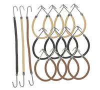 Gogogmee 30 Pezzi Elastici con Gancio per Cavallo Fasce Elastiche Bungee per Acconciature Sicure Adatti Tutti i Tipi per Matrimoni Feste e Sport Accessori Eleganti per Raccolti