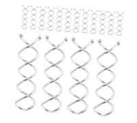 Gogogmee 30 Pezzi Spiral Bun Clips in Metallo con Punte Arrotondate Antigraffio Twist Bun Maker per Fermagli per Resistenti e Delicati per Styling Te