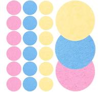 Gogogmee 30 Pezzi Spugnetta in Cellulosa Naturale per Pulizia Profonda e Rimozione Make Up Morbida Esfoliante Adatta Tutti i Tipi