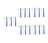 Gogogmee 30 Pz finto spazzolino a doppia testa spazzola per protesi spazzola per la pulizia della dentiera domestica mini viaggio spazzolino denti spazzolino portatile fornitura di protesi