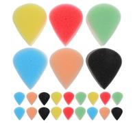 Gogogmee 30 Spugnette a Goccia per Pittura del Viso, Spugne per Trucco Delicato, Riutilizzabili per Corsi D’arte e Feste, Set 6 Colori X 5 Pezzi, Distribuzione Uniforme Colore