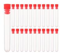 Gogogmee 30 Tubi Porta Aghi: Contenitore per Aghi da Cucito - Organizer in Plastica per Cucire Perline E Parti a Punto Croce - Contenitori Porta per Uso Domestico, Rosso