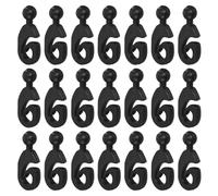 Gogogmee 30pezzi Ganci Per Tende Da Gazebo Resistenti in Plastica Clip Scorrevoli Per Tende e Zanzariere Esterne Per in Casa Campeggio e Picnic