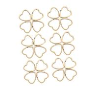 Gogogmee 30pezzi Portachiavi Forma Di Cuore Stile Retrò Pz Anelli Divisi Portachiavi Portatili in Ferro Accessorio Per Chiave Fatto Mano Per Appendere Piccoli Oggetti