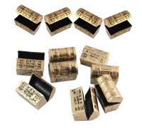 Gogogmee 32 Mini del in Plastica Vintage Scatole per Gioielli per in Miniatura per Decorazioni Halloween Compleanno e Natale Accessori da Collezione e Gioco Educativo