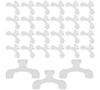 Gogogmee 35 Pezzi Clip Trasparenti per Libri Fermapagine Portatile per Lettura Reggi Libri Flessibili per Ufficio Scuola e Studenti Morsetti Riutilizzabili per Spartiti e Quaderni