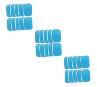 Gogogmee 36 Pz adesivi fitness in idrogel gelatina adesivi per il fitness adesivi fitness in gel adesivi fitness intelligenti etichetta luce light massaggiante selett tappetino fitness Blue