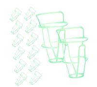 Gogogmee 36pezzi Retine per Flaconi di Infusione in Plastica Riutilizzabili Gabbie per Flaconi di Soluzione Salina Supporti Portatili per Infusione