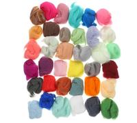 Gogogmee 3g Fibre Lana Roving per Infeltrimento Set per DIY per Needle e Wet per Colore Materiali per Creativo