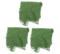Gogogmee 3Pcs Sacchetto Di Pesce Reti Pesca Per Acqua Salata Di Mare Bollire Borse Vongole Borse A Rete Strumenti Di Pesca Disegnare Stringa Borse A Rete Sacchetto Di Raccolta