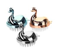 Gogogmee 3pezzi Pennello Massaggiatorper Capelluto Per Ragazzo Ragazza Spazzola Per Shampoo Con Design Ergonomico Per Pulizia Profonda e Relax Del Capelluto