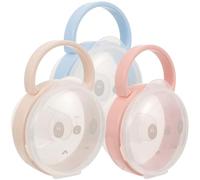 Gogogmee 3pezzi Scatola Ciuccio Contenitore Protettivo Per Ciuccio Scatolina Portaciuccio Custodia Adatta Perfettamente Maniglia