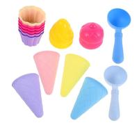 Gogogmee 3set Giocattoli Cono Gelato Gioco Cucchiaio Per Ragazzo Stampi Per Giochi All in Spiaggia