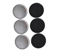 Gogogmee 3sets Spugna Per Pulizia Pennelli Box Accessori Make up Rimozione Polvere Multiplo Lavaggio