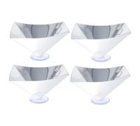 Gogogmee 4 Kit Esperimenti Ottica Mini Proiettore Olografico con Ventosa per Smartphone Strumento Didattico Scientifico per Olografica Portatile per Esperimenti