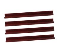 Gogogmee 4 Mahjong in Legno con Scanalature Antiscivolo Mini Rack Portatile per Cube e Domino Organizzatore Leggero e Resistente per Piastrelle Standard American Mahjong