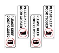 Gogogmee 4 Pezzi Adesivi Porta Promemoria Chiusura Facili da Applicare e Rimuovere senza Residui Design Minimalista Bianco per Ufficio Bagno Lounge e Stanza Deposito