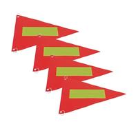 Gogogmee 4 Pezzi Di Bandiera Di Sicurezza Per Bicicletta Bandiere Di Ricambio Per La Sicurezza Della Bici Bandiera Riflettente Per