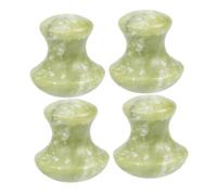 Gogogmee 4 Pezzi Guasha Fungo in per Massaggio e Pietre Lisce e Resistenti per Rilassamento per Donne