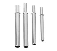 Gogogmee 4 Pezzi manicotto del tubo dell'asta adattatore per spina asta inserto della punta dell'asta tappo del tubo dell'asta connettore per asta di richiamo Golden