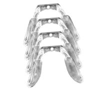 Gogogmee 4 pezzi Naselli per in Silicone Morbido Antiscivolo Naselli per Montature e Sole Compatibili con Comfort Ergonomico per Adulto e Trasparenti Semitrasparenti