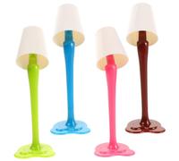 Gogogmee 4 Pezzi Penne Creative Scrivania con Design Lampada per Scuola e Ufficio Articoli Cancelleria Divertenti per Ragazze Colore Casuale