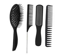 Gogogmee 4 Pezzi Pettini Massaggio per Pettine Anticaduta con Denti Flessibili e Ergonomico per Domestico e