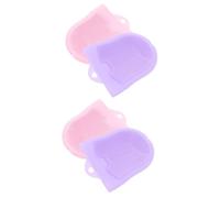 Gogogmee 4 Pezzi Pulizia Massaggio Ditali Culle Spazzola Per La Cura Della Pelle Spazzola Per Lavare I Pori Viso Scruber Casa Spazzola Per Il Viso Scrubber Per Pori Spazzola Esfoliante