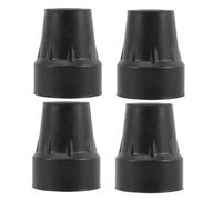 Gogogmee 4 pezzi Puntali in Gomma Antiscivolo per Bastoni da Passeggio Resistenti all Usura Facili da Installare Compatibili con Bastoni in Metallo e Legno Aumentano la Traction su Terreni