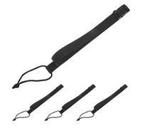 Gogogmee 4 Pezzi Set 4 Cinghie Porta Scarponi da Sci e Guinzagli Regolabili per Snowboard 41 Pollici con Fibbia a Sgancio Rapido, Accessori Resistenti per Trasporto e Fissaggio Attacchi,