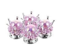 Gogogmee 4 pezzi Tappi Coprivalvola Pneumatici Auto in Leggera Design Intagliato Resistente alla Polvere e Pressione Bassa Compatibili con Valvole Standard per Auto e Camion