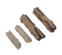 Gogogmee 4 pezzi Tronchi Decorativi in Resina Miniatura Modelli Realistici di Ceppi Artificiali per Paesaggi Scenari di Diorami e Tavoli di Sabbia Ornamenti per Presepi e Giardini in