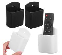 Gogogmee 4 Pezzi Wall-mounted Remote Control Holder Space-saving Organizer For Tv Air Conditioner Controllers Pen Storage For Home Office And School