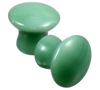 Gogogmee 4 Pz Pietra Da Massaggio a Testa Di Fungo Per Il Viso Massaggiatori a Forma Di Fungo Strumento Guasha a Fungo Pietra Da Massaggio Facciale Fungo Verde Avventurina Green