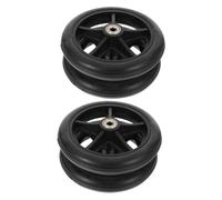 Gogogmee 4 Ruote Girevoli 7 Pollici Per Ruote Ricambio Per Accessori e Passeggini Design Duraturo e Sostituzione Facile Compatibili Deambulatori e Sedie a Rotelle Manuali