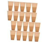 Gogogmee 40 Pezzi Sacchetti per Bouquet in Carta Kraft Maniche per Confezione Resistenti per Regali Compleanno Laurea Matrimonio e Festa della Mamma Naturale