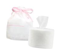 Gogogmee 40 pezzi Salviette Struccanti Viso Monouso in Cotone Delicato Doppio Uso per Pulizia Viso e Rimozione Trucco Asciugamani Delicati per Tutti i Tipi per Viaggi e Uso