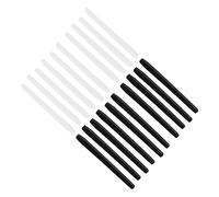 Gogogmee 40pezzi Cuscinetti Auricolari Antiscivolo Silicone Per Occhiali Protezione Per Sport e Attività All Aperto Compatibili Tutti Nero e Bianco