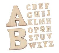 Gogogmee 416 pezzi Lettere in Legno Piccole Non Finite per Fai da Te Numeri e Alfabeti in Legno Naturale Personalizzabili per Decorazioni Creative e Progetti Artigianali