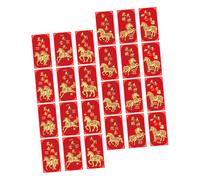 Gogogmee 48 Pezzi Buste Rosse Cinesi Capodanno Cavallo Buste Soldi Foil Capacità Design e Festivo per Feste Matrimoni e Compleanni