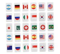 Gogogmee 48 pezzi Mahjong Tessere con Motivi Bandiera Nazionale Gioco da Tavolo per Feste in Famiglia e Picnic Include Modalità Tradizionale e Eliminazione Due Giocatori Divertimento