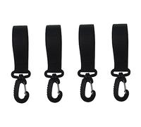 Gogogmee 4paia Gancio Multifunzione per Passeggini Gradi Ganci Girevoli per Appendere Borse e Oggetti Design Semplice e Robusto Forte Adesivo