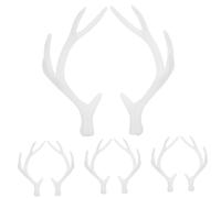 Gogogmee 4paio Corna Di Cervo Simulate Fascia Per Capelli in Plastica Accessori Decorativi Per Feste Di Natale e Cosplay Materiale Resistente Per Diy e Copricapi Unici