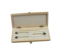 Gogogmee 4pezzi Alcohol Tester Professionale Con Idrometro e Termometro Integrato Per Misurare Con Precisione in Liquori Acqua Distillata e Medicinali Per Home Brewing e Laboratori